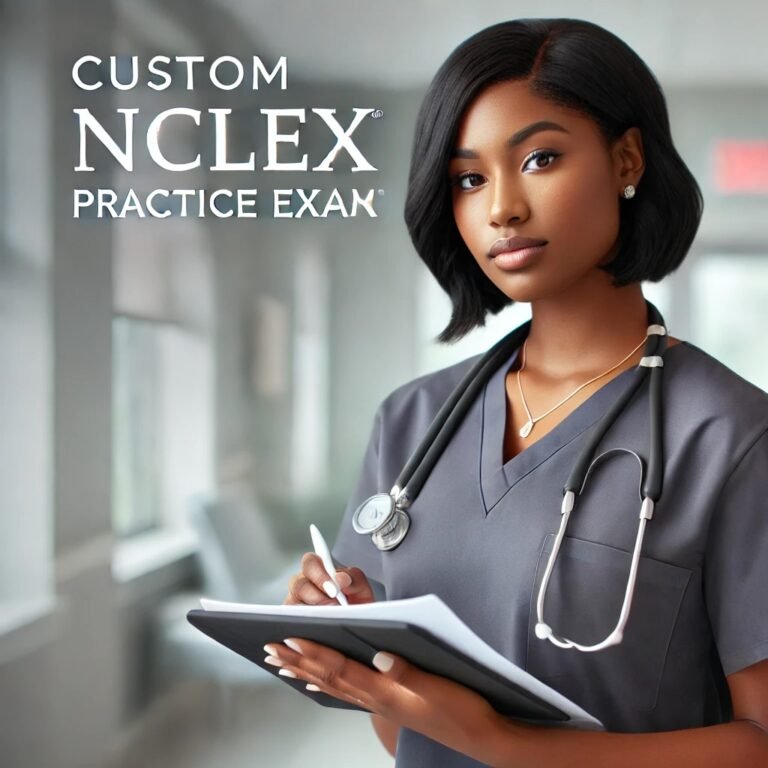 ATI CUSTOM- NCLEX PRACTICE EXAM – 46 QUESTIONS